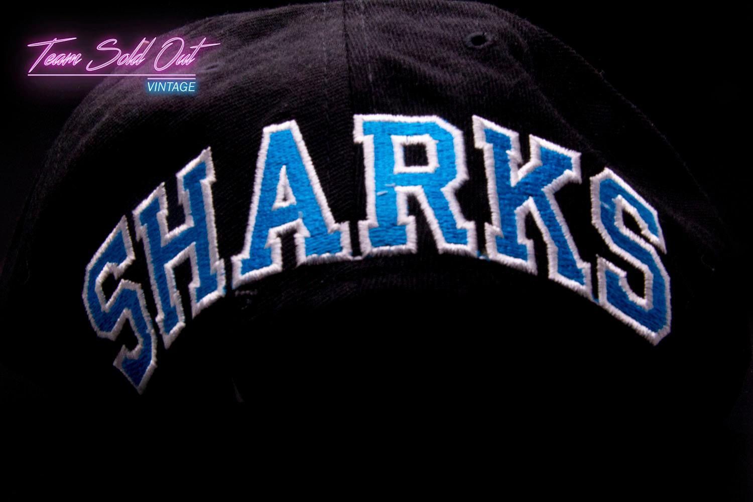 Vintage American Needle Blockhead San Jose Sharks Plain Logo Vintage American Needle Blockhead San Jose Sharks Plain Logo