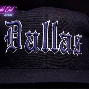 Vintage Colosseum Dallas Cowboys Old English Snapback Hat NFL