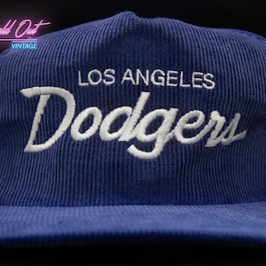 Vintage Youngan Los Angeles Dodgers Script Cord Hat MLB
