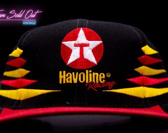 Vintage Logo Athletic Diamond Havoline Racing Ernie Irvan #28 NASCAR Snapback Hat