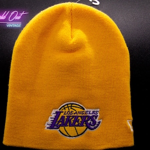New Era Los Angeles Lakers Yellow Beanie NBA