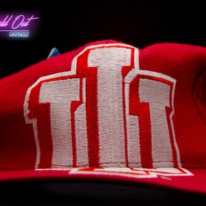 Vintage Signatures Big Logo Indiana University Hoosiers Snapback Hat NCAA