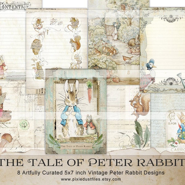 Peter Rabbit Friends - Etsy
