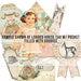 Printable Paper Doll Junk Journal Kit, Vintage Paper Doll Images ...