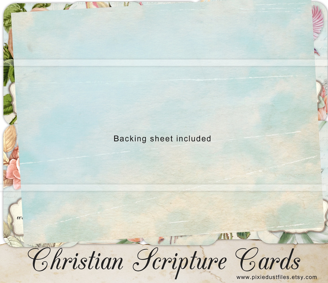 Christian Bible Versus Printable Bible Journal Cards Quotes - Etsy
