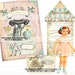 Printable Paper Doll Junk Journal Kit, Vintage Paper Doll Images ...