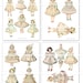 Printable Paper Doll Kit, Junk Journal Ephemera, Digital Papers ...