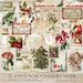 Vintage Christmas Junk Journal digital Kit ephemera pack printable vintage images paper pages tags scrapbooking journaling cards supplies 
