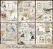 Printable junk journal masterboards, vintage collage papers, background pages, digital collage sheets, journaling tags, cards, paper craft 