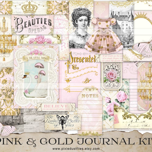 Printable Paper Doll Junk Journal Kit Vintage Paper Doll - Etsy