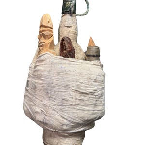 Authentic Voodoo Luck Bottle – Handcrafted Spiritual Talisman from Benin, West Africa