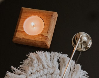 Tea Light Holder / Candles / Home decor / hHomeware / Scandinavian / Oak / Candle Holder / Wooden / Home / Gift for her