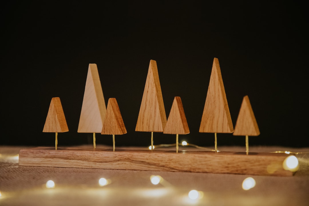 Wooden Forest / Christmas Decor / Christmas / Festive / Xmas / Etsy UK