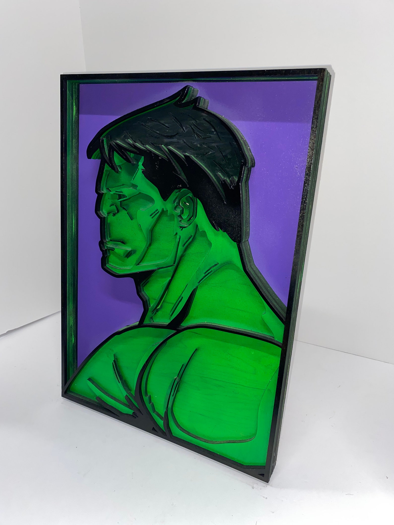 Hulk 3d Wood Mandala - Etsy