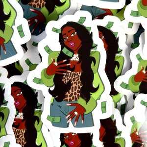 Megan Thee Stallion Sticker
