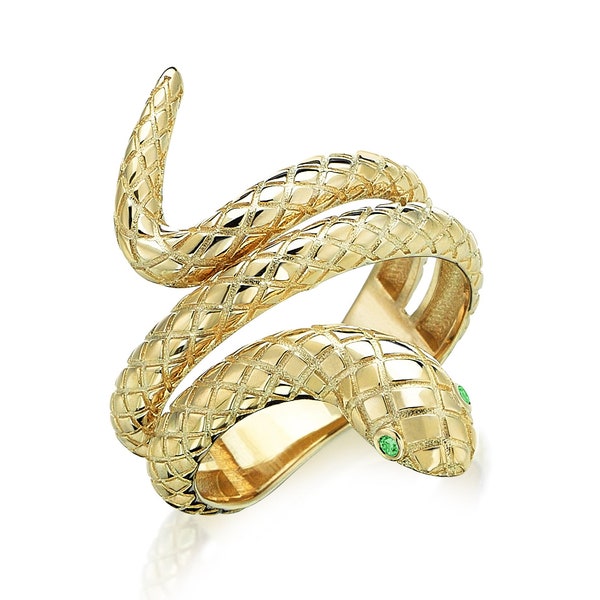 Gold Snake Ring - Etsy