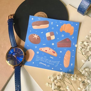 bakery sticker sheet