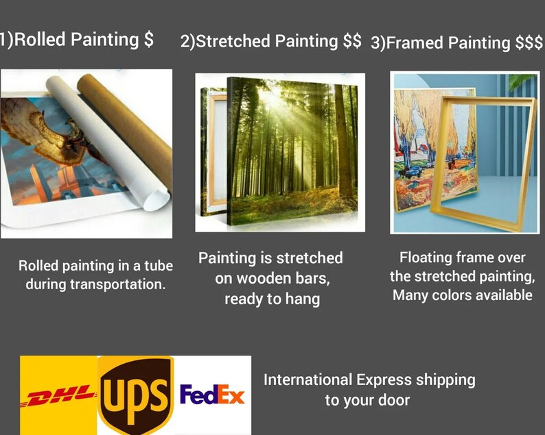 Oversized Beach Camp Artwork Summer at Beach Original Textured Etsy