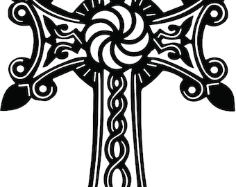 Beautiful Traditional Armenian Apostolic Church Armenian Cross, Christians supports Armenia decal