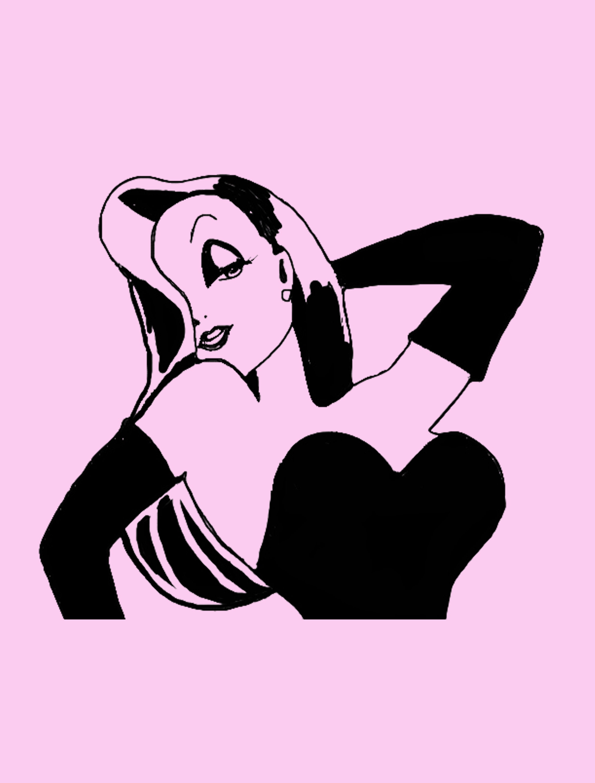 『ジェシカラビット』オーダー作品 Jessica rabbit decal - Etsy 日本