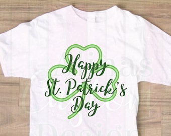 St. Patrick’s Day SVG PNG, Chemise Happy St Patrick’s Day, Shamrock, St. Patty’s Day, Lucky Shirt, Lucky rainbow, clover png svg, sublimation