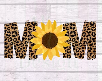 Mama Lampart Słonecznik PNG, Mama Sublimacja Projekt, Słonecznik mama Png, Szczęśliwy Dzień Matki png Projekt, Cyfrowy Plik Png, Natychmiastowe Pobieranie