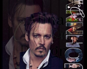 Johnny Depp png, Justice pour Johnny Depp, Téléchargement numérique, Cricut PNG, Johnny gratuit, Design de sublimation, Numérique
