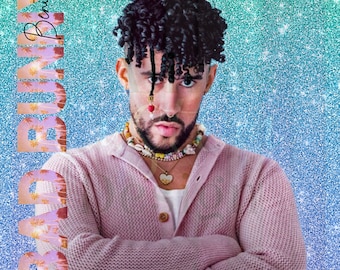 Bad Bunny PNG, Tumbler Wrap, Benito, El Conejo Malo Tumbler Design. Sublimation Digital Download, Un Verano sin Ti, fichier numérique