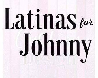 Latinas pour Johnny png , Johnny Depp, Justice pour Johnny Depp, Téléchargement numérique, Cricut PNG, Johnny gratuit, Sublimation Design, Numérique