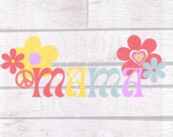 Mama PNG, Mama Sublimation Design, Retro Mama Png, Happy Mothers Day Png Design, Groovy Print png, Digital Png File, Instant Download