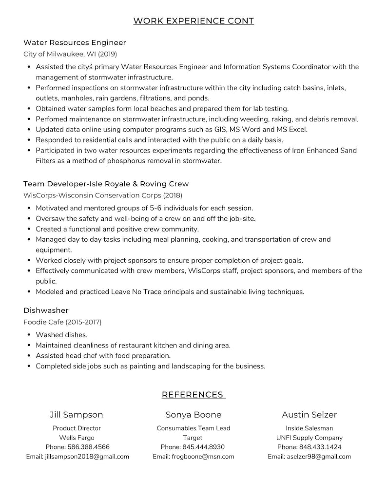 The Lena Resume Template Etsy The Lena Resume Template Etsy