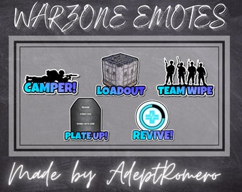 Warzone Emotes 112, 56, 28 - Digital Download