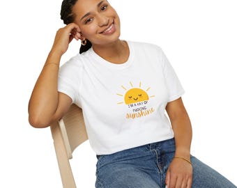 Ray of Sunshine T-Shirt: Positive Graphic Tee, Unisex Fit