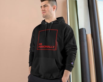 Me Personally Pullover (Red) Champion Hoodie