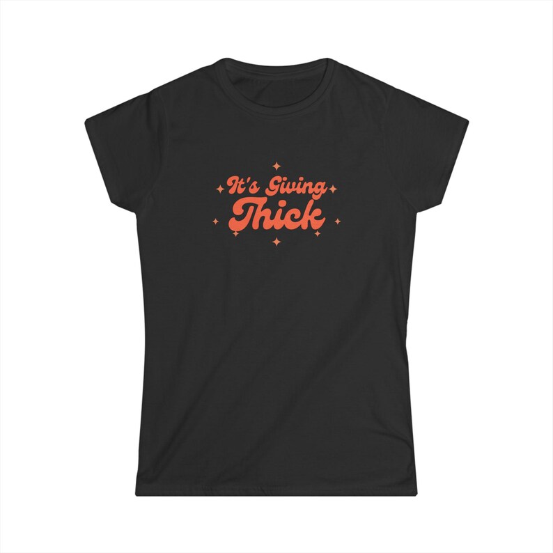 Plus Size Softstyle Tee: Curvy Women's Graphic Top image 2