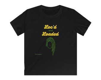 Loc'd and loaded Girls Kids Softstyle Tee