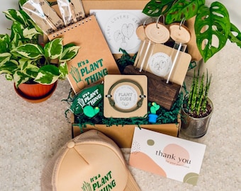 Plant Lover’s Box | Plant Lover’s Gift Set | Plant Lover Themed Gifts | Gardener Gift | Holiday - Birthday - Thinking of You Plant Gift Box