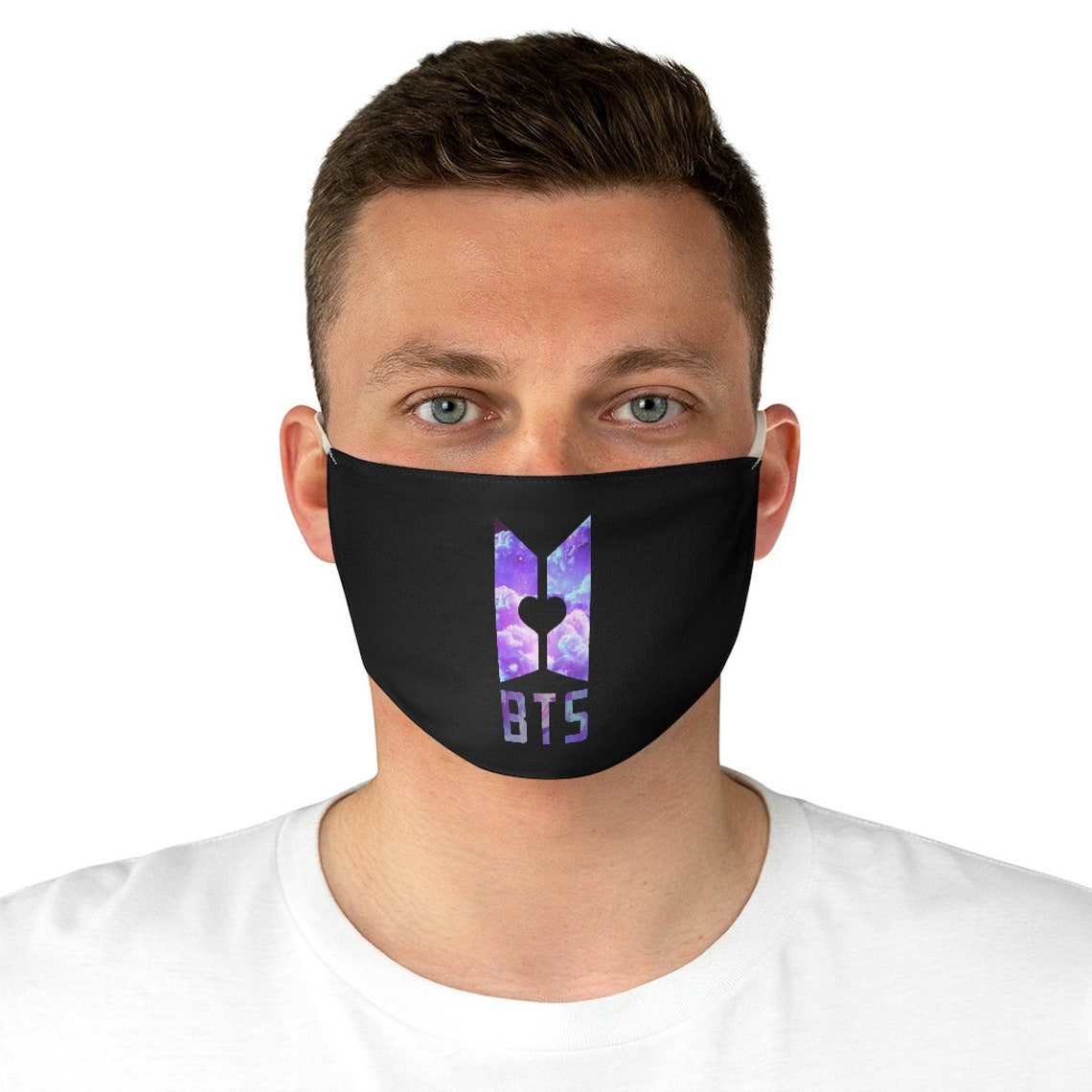 Kpop fans for face mask. Colorful best Kpop bts face mask. BTS Etsy