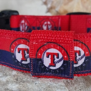 Basebollfans - Design inspirerad av Texas husdjurshalsband, selar, nyckelband och koppel - Tillverkad i USA,