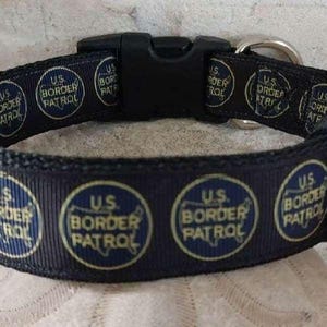 US Border Contol Design Pet Collars, Harnesses, Lanyards and Leashes - Made in USA