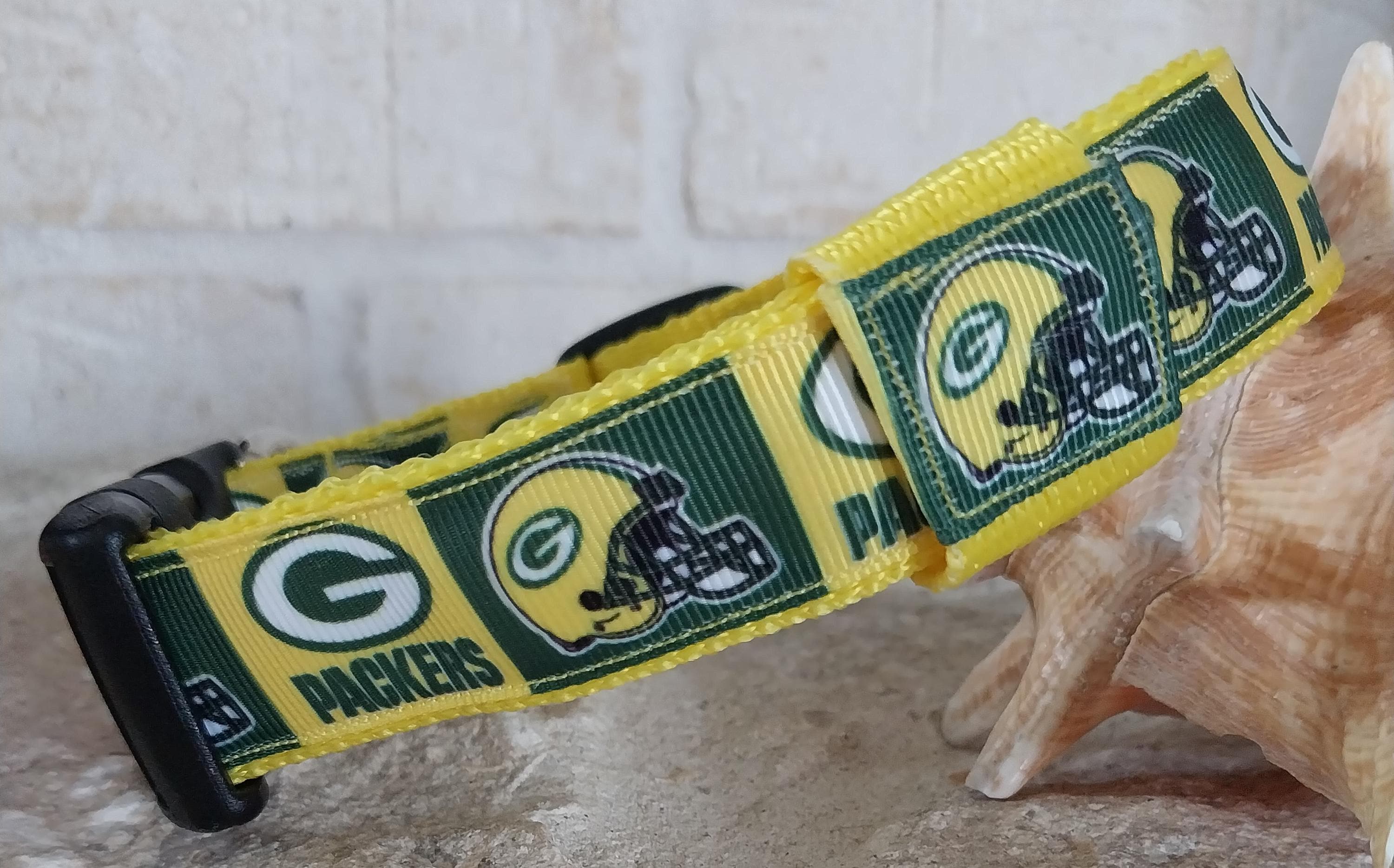 Packers Dog Harness Etsy