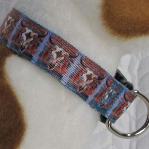 Western Cow Skulls Pet Collars, Harnesses, and Leashes - Made in USA