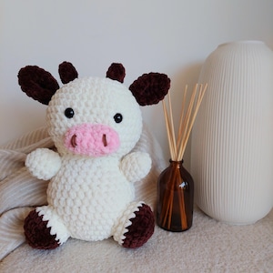 Crochet Cow Plush - Handmade