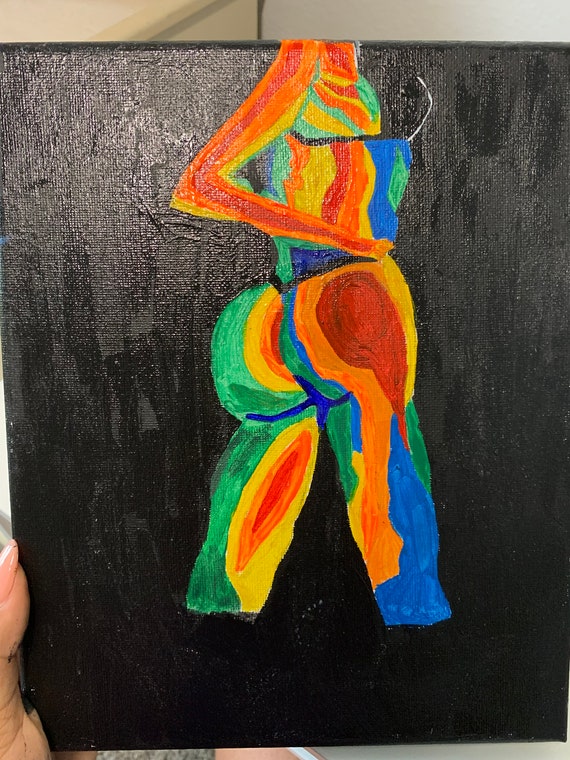 Thermal Body Nude Painting | Etsy