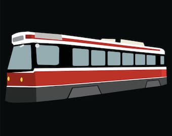Toronto Streetcar Digital Print 8x10