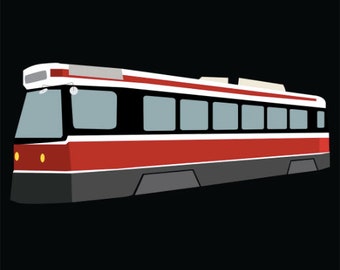 Toronto Streetcar Digital Print 19.75 x 27.5