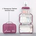 Personalized Hanging Toiletry Bag for Women and Men, Large Cosmetic Bag, Makeup Organizer, Travel Make Up Bag, Make-Up Beauty Organizer 