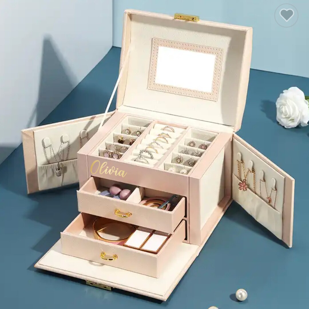 Jewelry Box for Women Girls Daughter Christmas Gift for Mom Jewellery