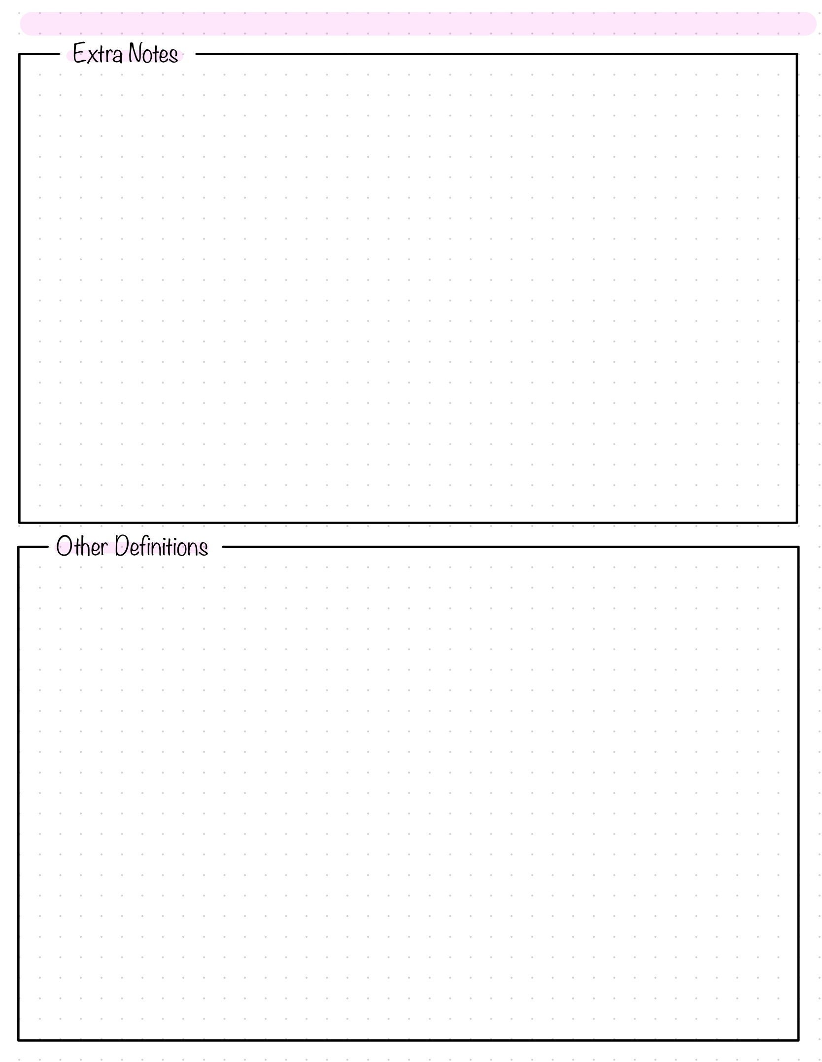 Lecture Note Template