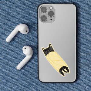 Cat Sticker / Funny Cat Sticker / Cute Cat Sticker / Cat Decal / Water Bottle Sticker / Laptop Decal / Cat / Kawaii / Burrito Cat